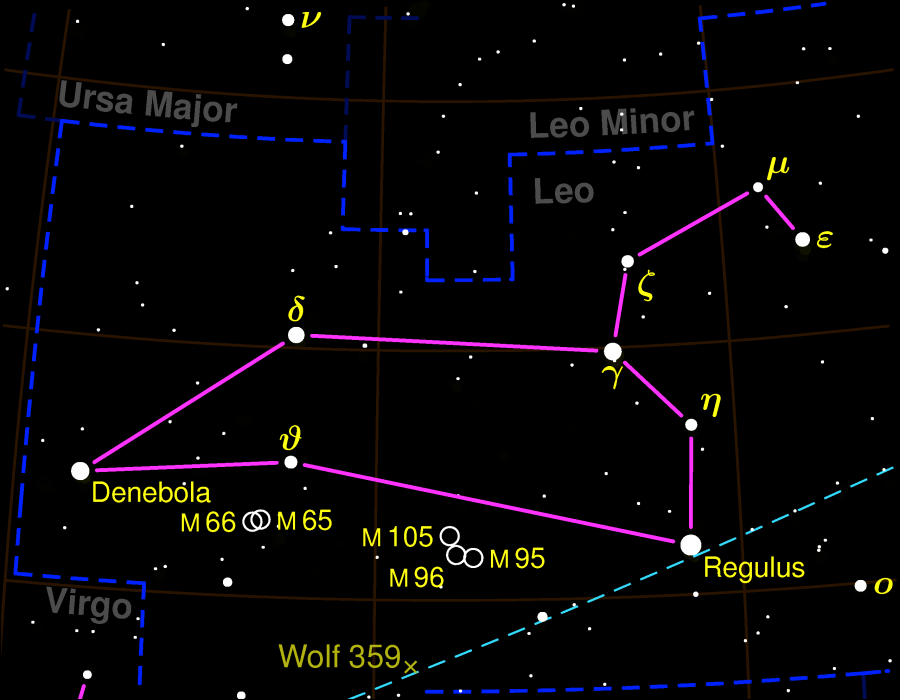 Leo Constellation Map Negative, Misterio y Ciencia en Planeta Incógnito: Revista web y podcast