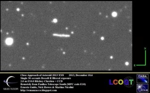 Estela del Asteroide 2013 XY8