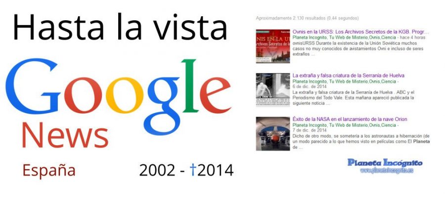 Hasta la Vista Google Noticias España (2002-2014)