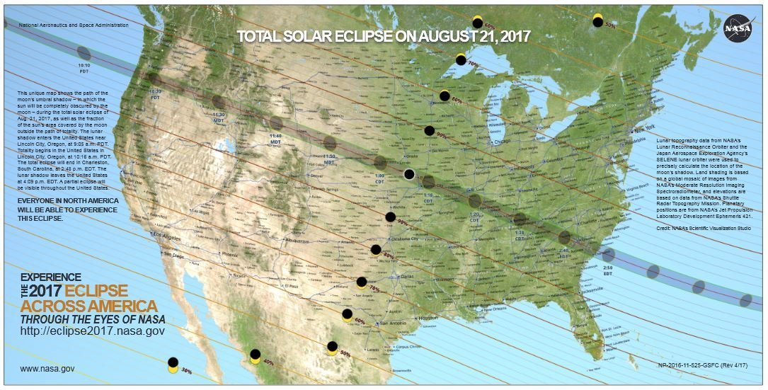 Nasa Eclipse Map, Misterio y Ciencia en Planeta Incógnito: Revista web y podcast