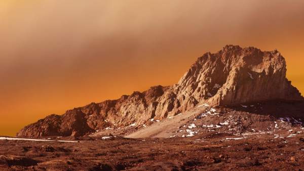 El planeta rojo, Marte.