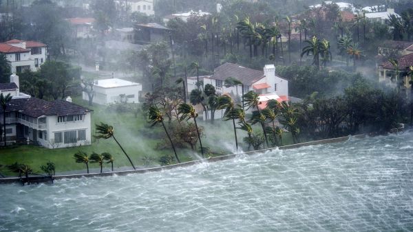 La fuerza de Irma en Florida