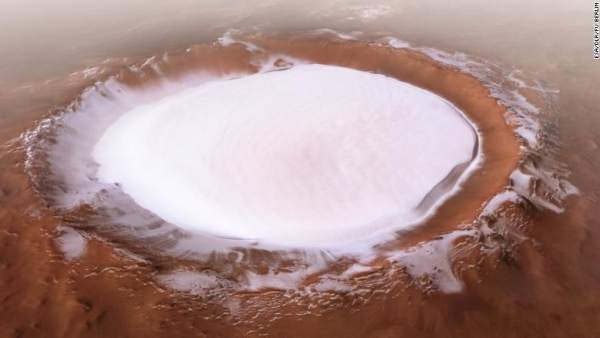 Asi Es Korolev El Crater De Marte Con Una Capa De Hielo De 18 Km De Grosor, Planeta Incógnito